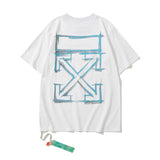 Off White T Shirts Marker Pen Sketch Arrow Print