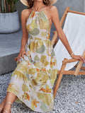 Nine Britton Dress Yellow Printings Dress