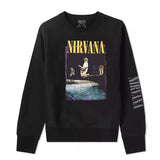 Nirvana Hoodie Rock Sweatshirt Kurt Donald Cobain Punk Loose
