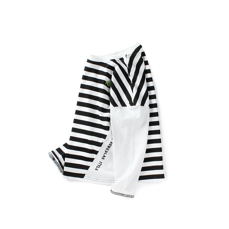 Children Long Sleeve Shirts Children's Clothing Spring and Autumn Boy's Long-Sleeved T-shirt