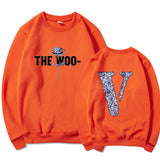 Vlone Sweatshirts Round Neck Sweater Printed Men'S And Women'S Loose