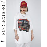 Y2g Shirts for Boys Spring and Summer Retro Short Sleeve Men's Neutral