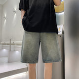 Men Denim Shorts Men's Summer Versatile Loose