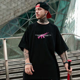 Men T-Shirts Bear Loose Half Sleeve