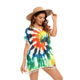 Coachella Music Festival Outfits Printed Tassel Casual Loose Beach