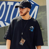 Men T-Shirts Cartoon Printed Half Sleeve