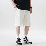 Men White Shorts Summer Men's Cotton Shorts Beach Pants Sports