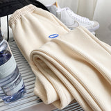 Grey Sweatpants Sports Pants Female Spring and Autumn Casual Loose