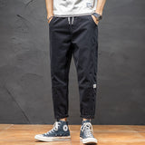 Cuffed Cargo Pants Men's Spring and Summer Pants Men's Spring Loose