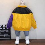 Toddler Boys Jackets Boys' Jacket Spring Baseball Uniform