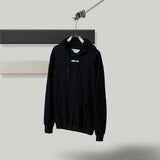 Off White Hoodie With Arrow Print Men'S Arrow Cotton Plus Size Casual And Comfortable Sweater Owt