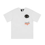 Vlone T Shirt Spring And Summer Large V Printed Loose Shirt
