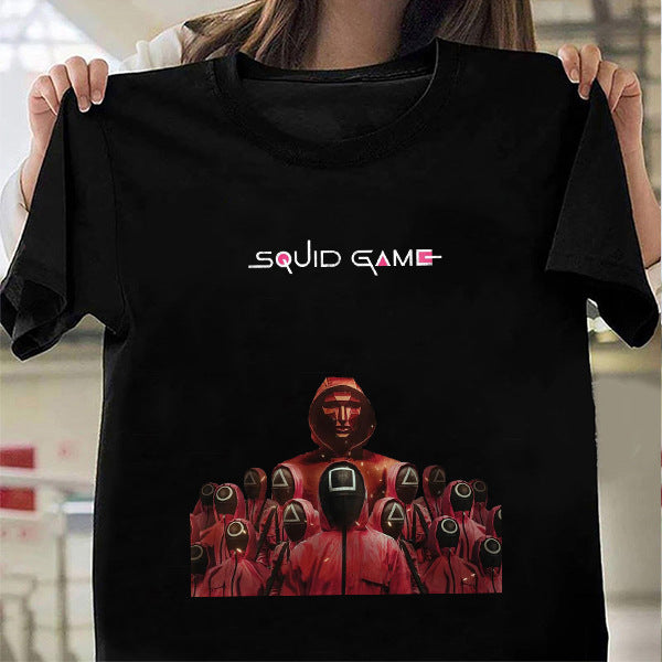 Squid Game Costume Game Printed Short-Sleeved T-shirt