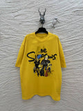 The Simpsons T Shirts Printed Short Sleeve Loose