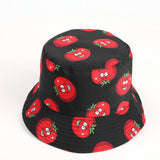 Bucket Hat Fishing Cap Cotton Print Fisherman Hat Printing Men and Women Outdoor Leisure