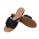 Women Open Toe Sandals Flats Summer Flip-Flops
