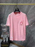 CHH Chrome Hearts T Shirt Phantom Cross Group Red Horseshoe Short Sleeve