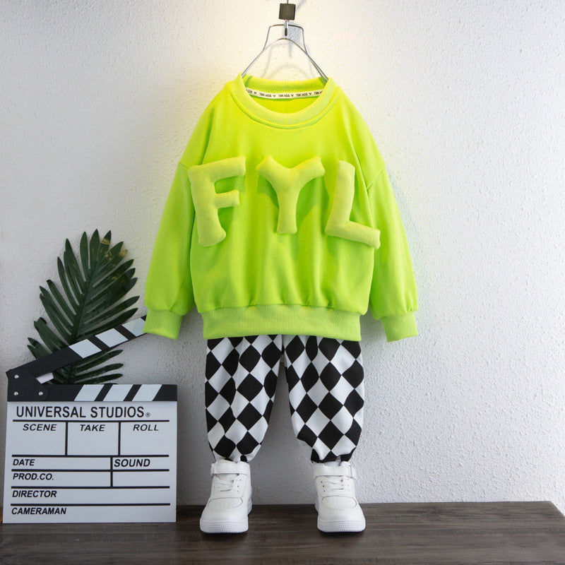 Toddler Boys Sweater Boys' Suit Spring and Autumn Clothes