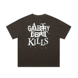 Gallery Dept T Shitrs Men's Vintage Summer Vintage Print Short Sleeves