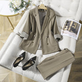 Interview Suit Women's Coat Women's Spring and Autumn Loose Fashion Suit