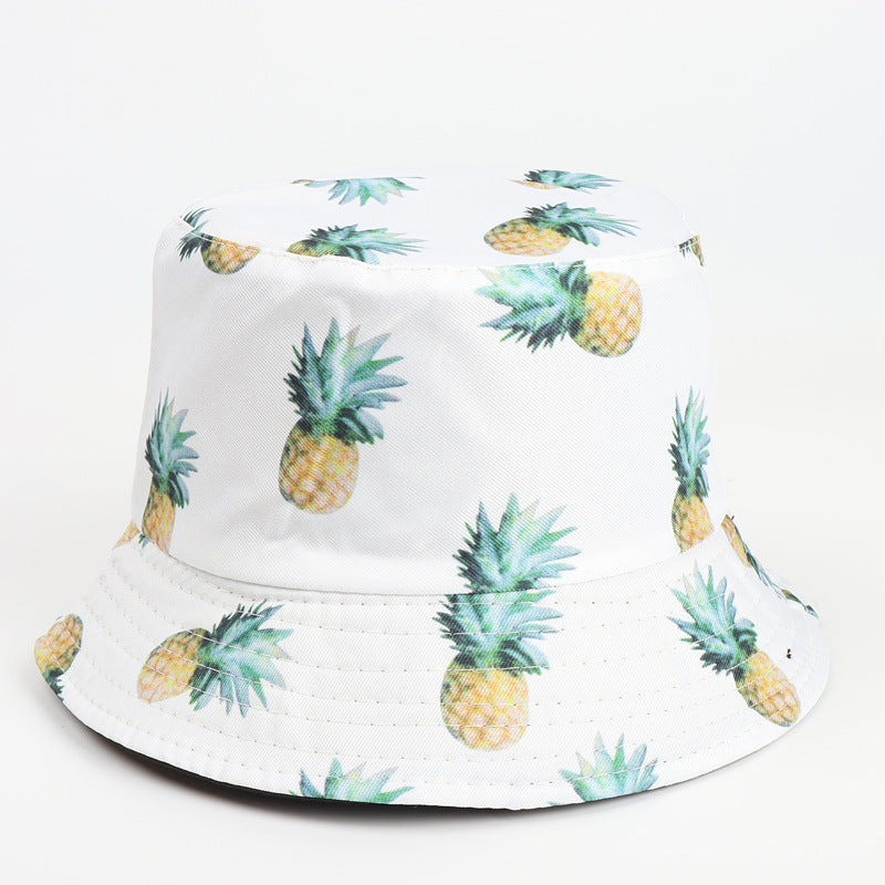 Bucket Hat Fishing Cap Cotton Print Fisherman Hat Printing Casual Sun Hat Sun Hat