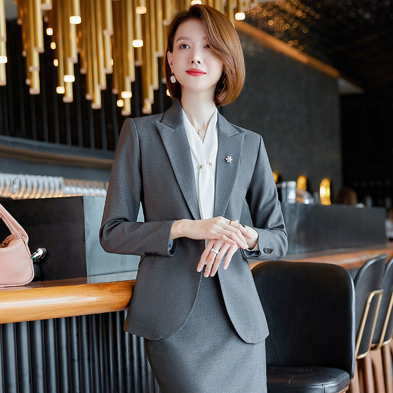 Interview Suit Women's Work Clothes Suit Jacket Women's Summer