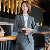 Interview Suit Women's Work Clothes Suit Jacket Women's Summer