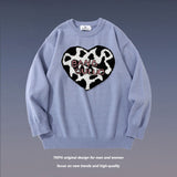 Man Fall Outfits Love Sweater Casual Couple's Tops
