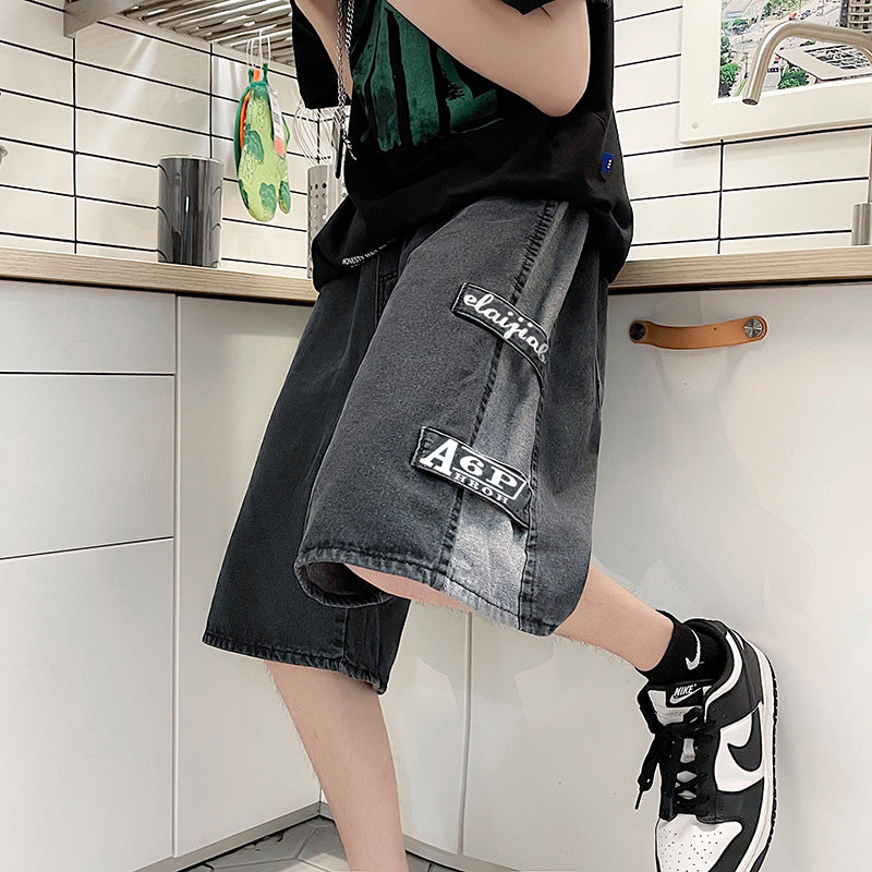 Men Denim Shorts Men's Summer