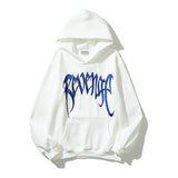 Revenge Hoodie Embroidered Logo Couple Loose-Fitting Hoodie