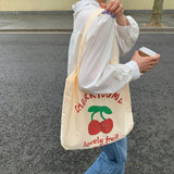 Strawberry Bags Illustration Schoolbag Shopping Bag Female