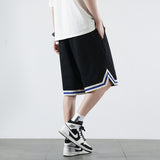 Men White Shorts Men's Shorts Summer Loose Sports