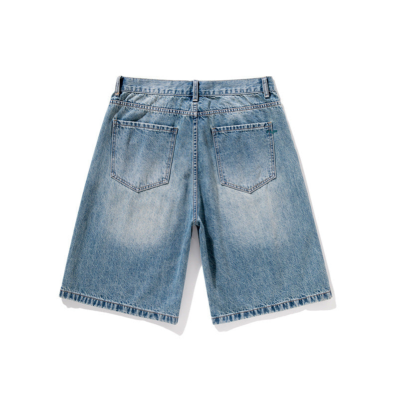 Men Denim Shorts Men's Summer