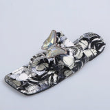 Women Open Toe Sandals Flats Large Size Flat Bottom Slippers for Women Summer
