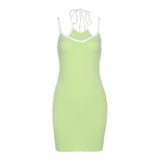 Music Festivals Rave Outfits Dress Summer Women's Fashion Sexy Backless Slim Fit Dress