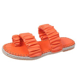Women Open Toe Sandals Flats Plus Size Women's Sandals Toe Covering Flat