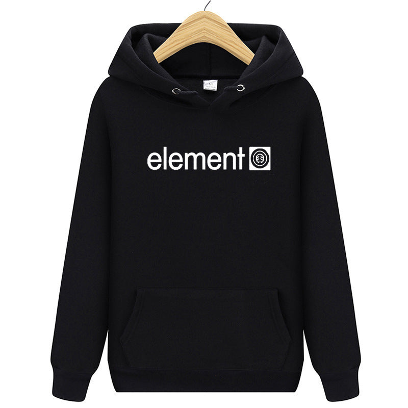 Adolescence Sweatshirt Hooded Pullover Fleece-Lined Sweatshirt Fleece