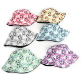Bucket Hat Fishing Cap Cotton Print Fisherman Hat Summer Sun Hat