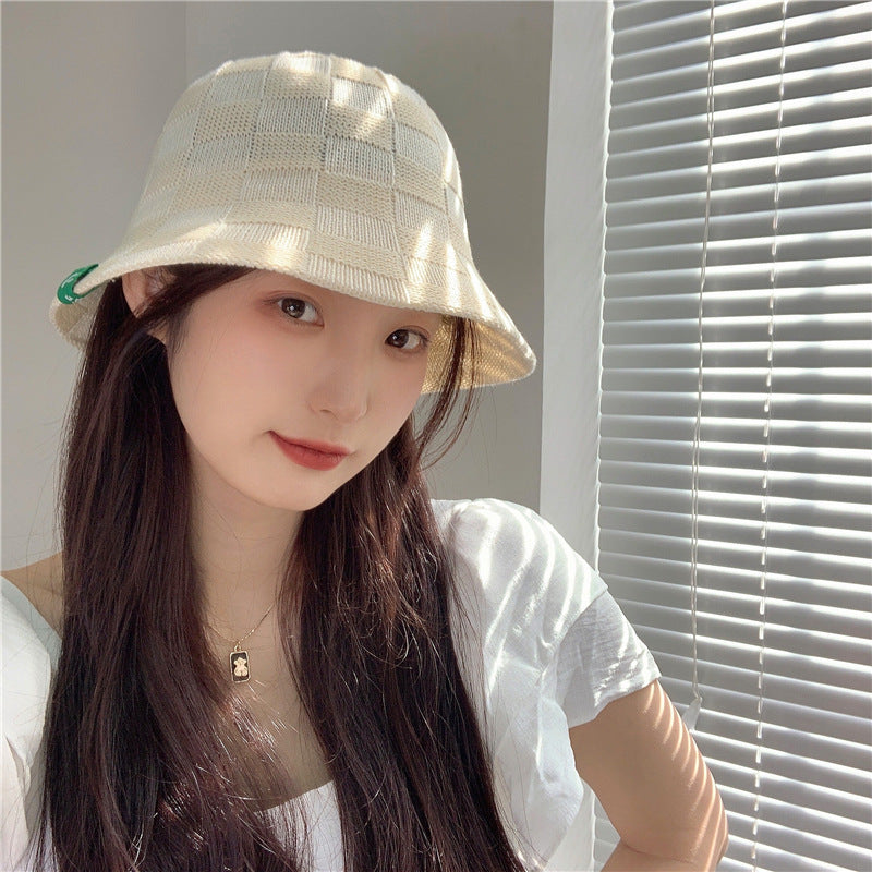 Women Bucket Hat Cutout Breathable Sun Protection Fisherman