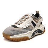 Men's Sneaks & Athletic Jogging Shoes Spring Breathable Net Cloth Casual Shoes Trendy Men's Sneakers