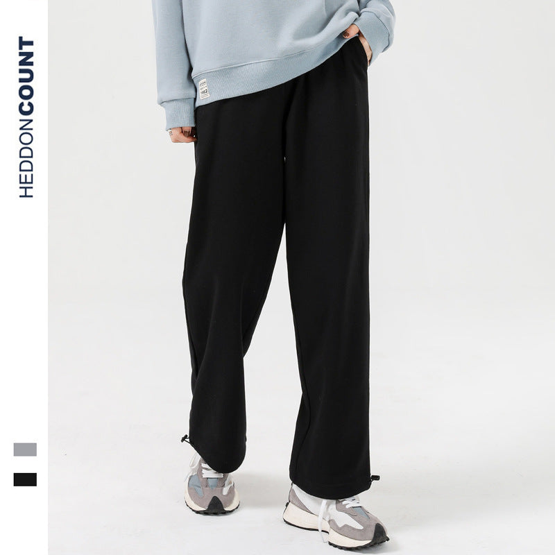 Grey Sweatpants Men's Sweatpants Autumn Black Casual Trousers