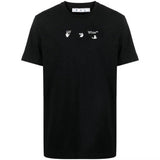 Off White T Shirt Arrow Men'S Short Sleeve Cotton Owt