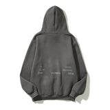 Kanye West Sunday Service Hoodie Autumn And Winter Letters Printed Hoodie Heavy Retro