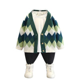 Toddler Boys Sweater Spring and Autumn Sweater Coat Casual