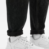 Men Jeans Fleece-Lined Thickened Micro Loose Elastic Casual Jeans Men