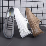 Flat Shoes Summer Breathable Board Shoes Men's Cavas Shoes