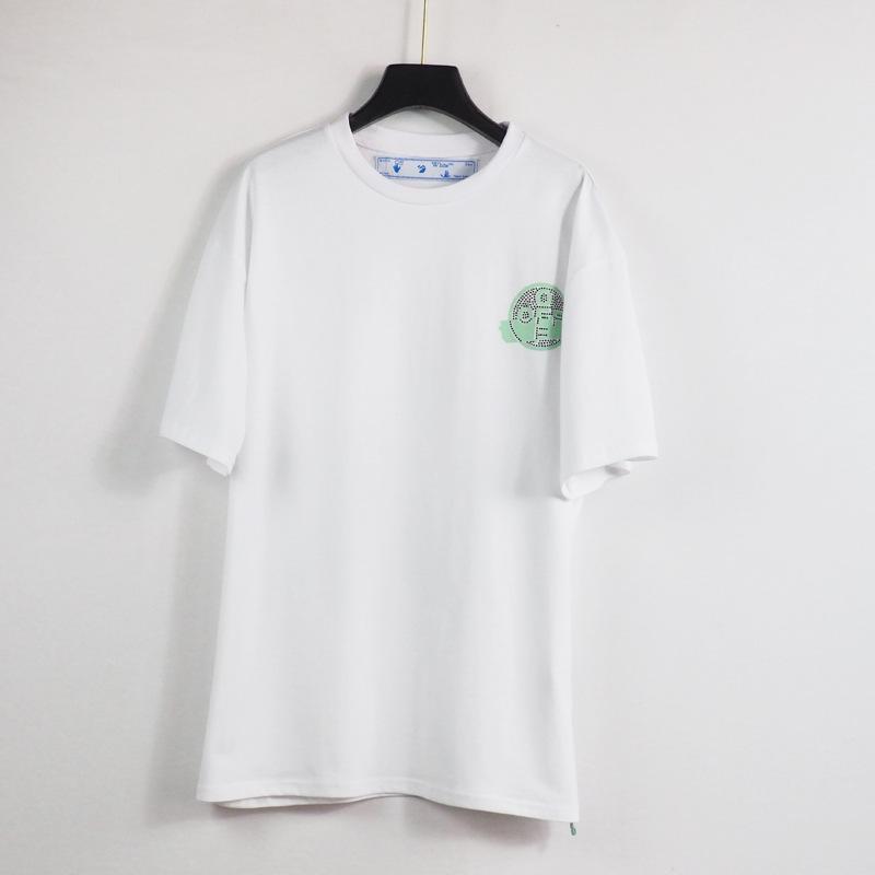 Off White T Shirt Spring/Summer Arrow Short Sleeve Tshirt Men'S Cotton Owt
