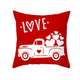 Valentine's Day Pillow Covers 4 Piece Random Styles Together, Home Pillow Cushion Cover