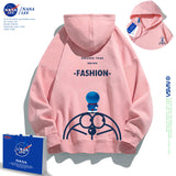 NASA Children Hoodie NASA Joint Name Doraemon Children's Hooded Sweatshirt Fleece-Lined