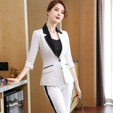 Interview Suit Women Set Work Clothes
